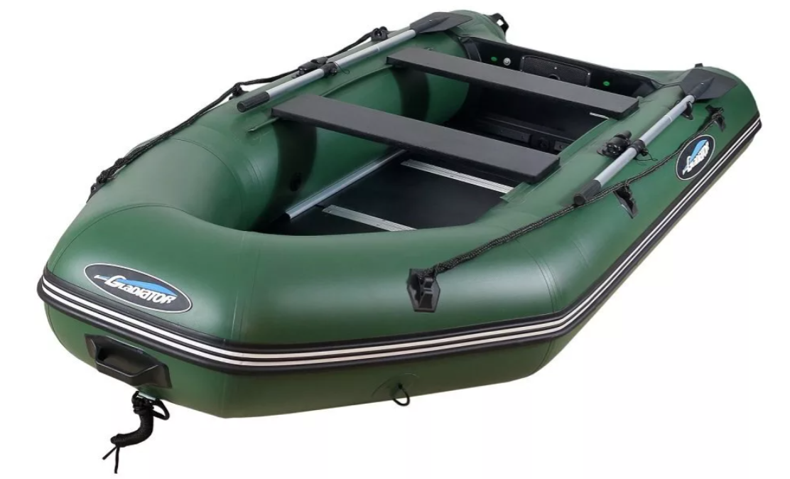 МОТОРНО-ГРЕБНАЯ ЛОДКА ПВХ GLADIATOR А 340 ТК С ФАНЕРНЫМ ПОЛОМ в Новоуральске