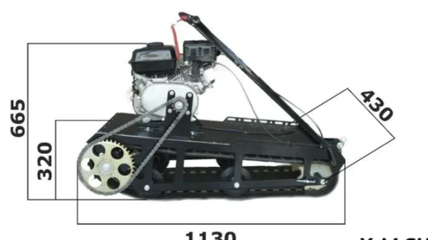 Мотобуксировщик XTREME-MOTORS "Конек-Горбунок" 6.5 л.с. в Новоуральске