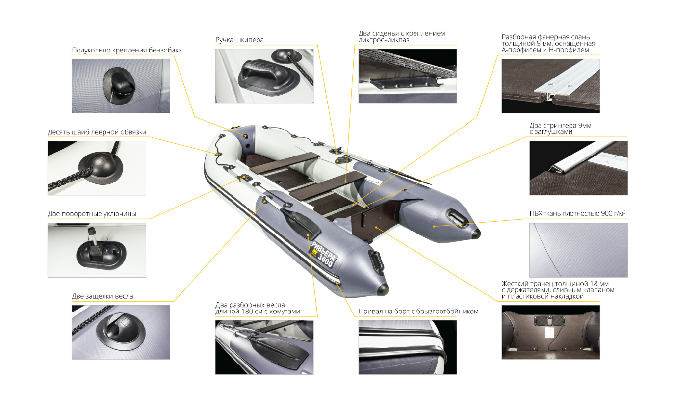 Лодка Ривьера Компакт 2900 СК в Новоуральске
