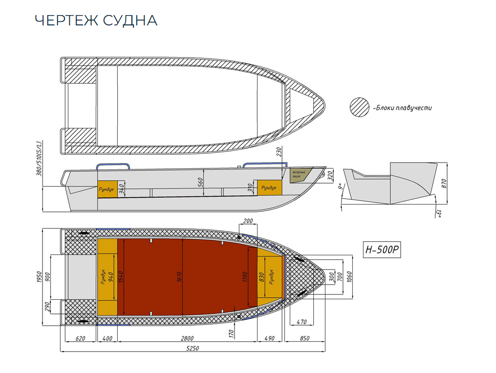 Алюминиевая лодка Неман-500 P в Новоуральске