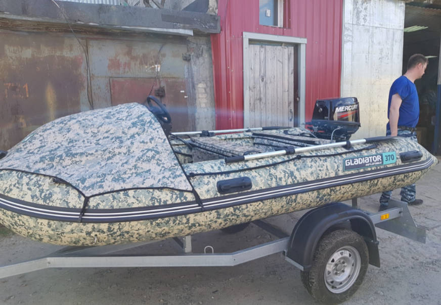 НАДУВНАЯ ЛОДКА GLADIATOR C370AL в Новоуральске
