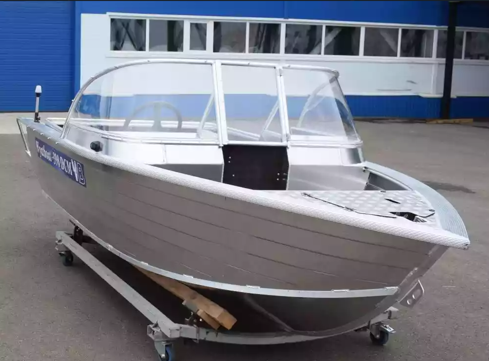 Алюминиевая лодка Wyatboat-390 DCM Увеличенный борт в Новоуральске
