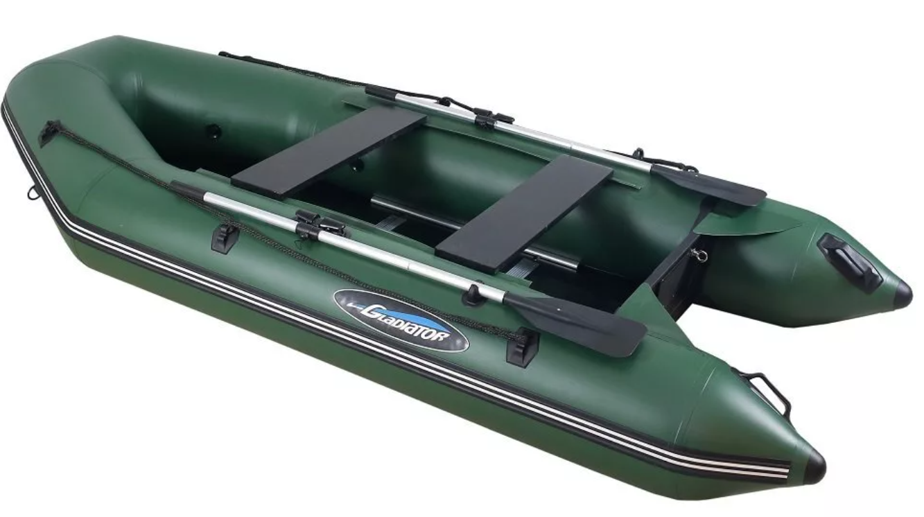 МОТОРНО-ГРЕБНАЯ ЛОДКА ПВХ GLADIATOR A 320 ТК С ФАНЕРНЫМ ПОЛОМ в Новоуральске