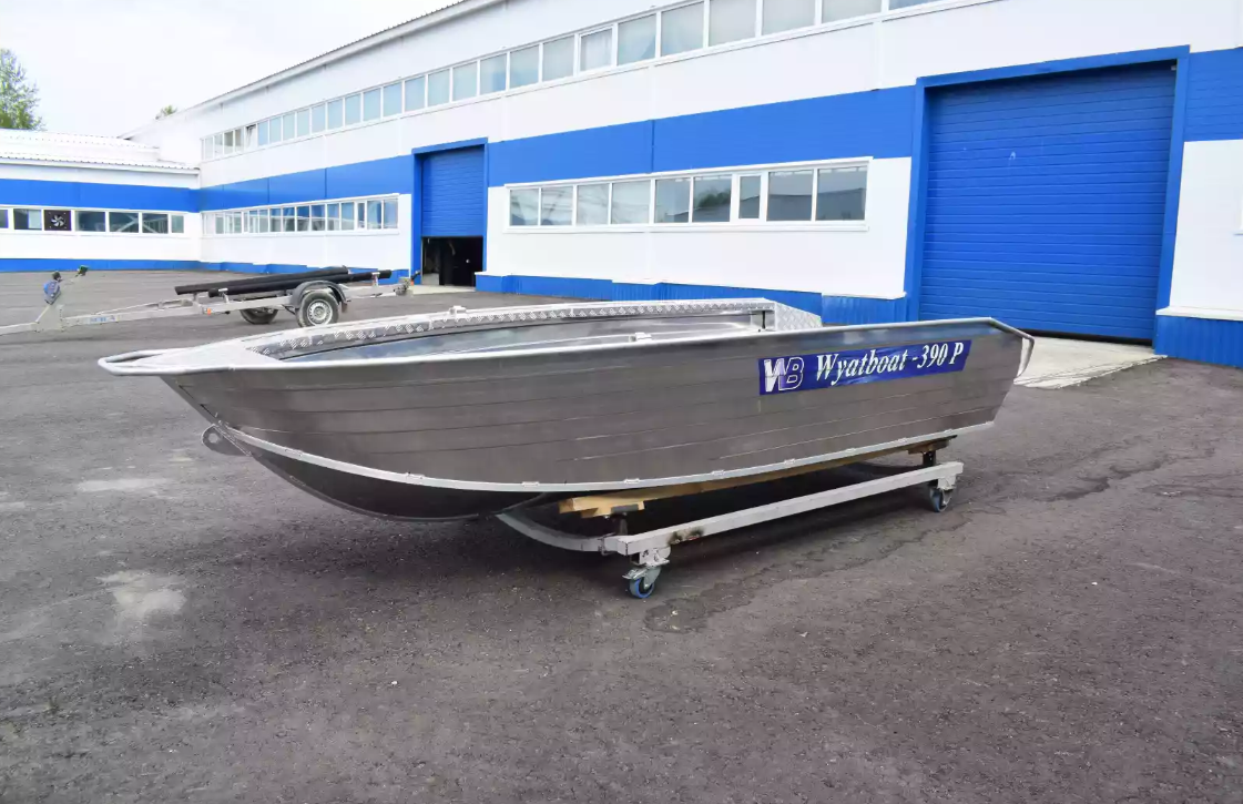 Алюминиевая лодка Wyatboat-390Р Увеличенный борт в Новоуральске