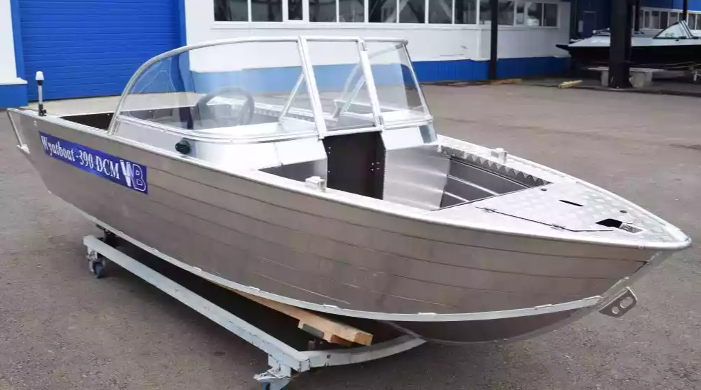 Алюминиевая лодка Wyatboat-390 DCM Увеличенный борт в Новоуральске