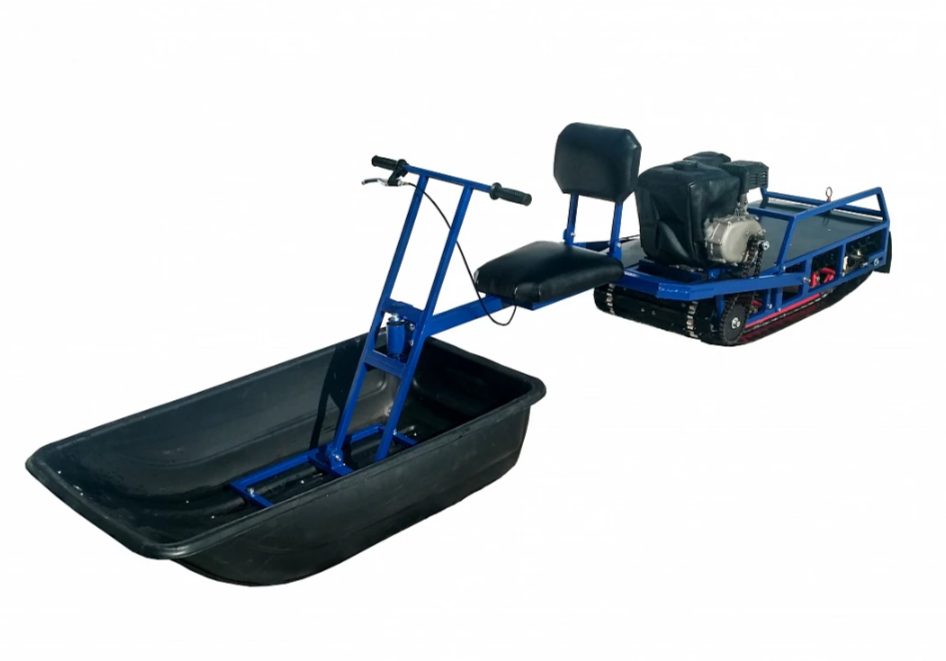 Мотобуксировщик толкач Альбатрос-XL8 с модулем. С фарой, склизы в Новоуральске