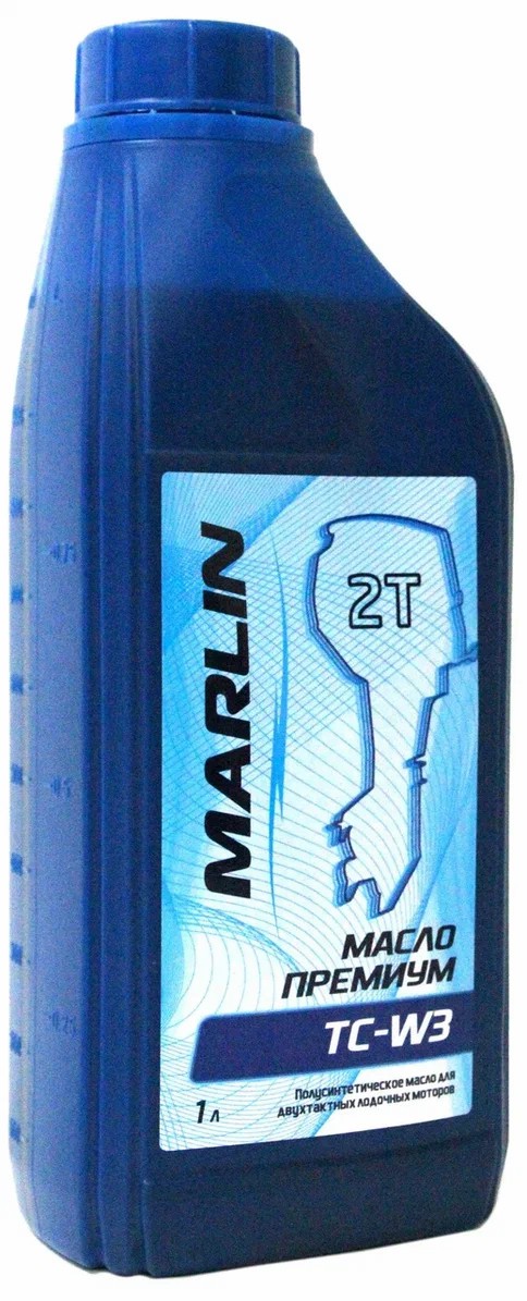 МАСЛО ПОЛУСИНТЕТИЧЕСКОЕ MARLIN ПРЕМИУМ 2Т, TC-W3, 1 ЛИТР в Новоуральске