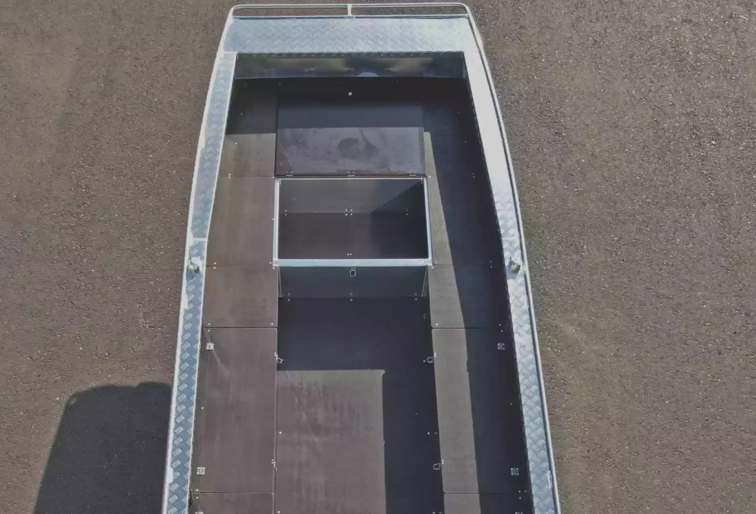 Алюминиевая лодка Wyatboat-490 Jonboat в Новоуральске