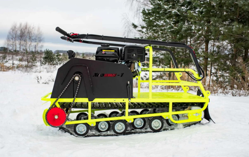 Мотобуксировщик Бурлак ХОЗЯИН-1 (капот металл) в Новоуральске