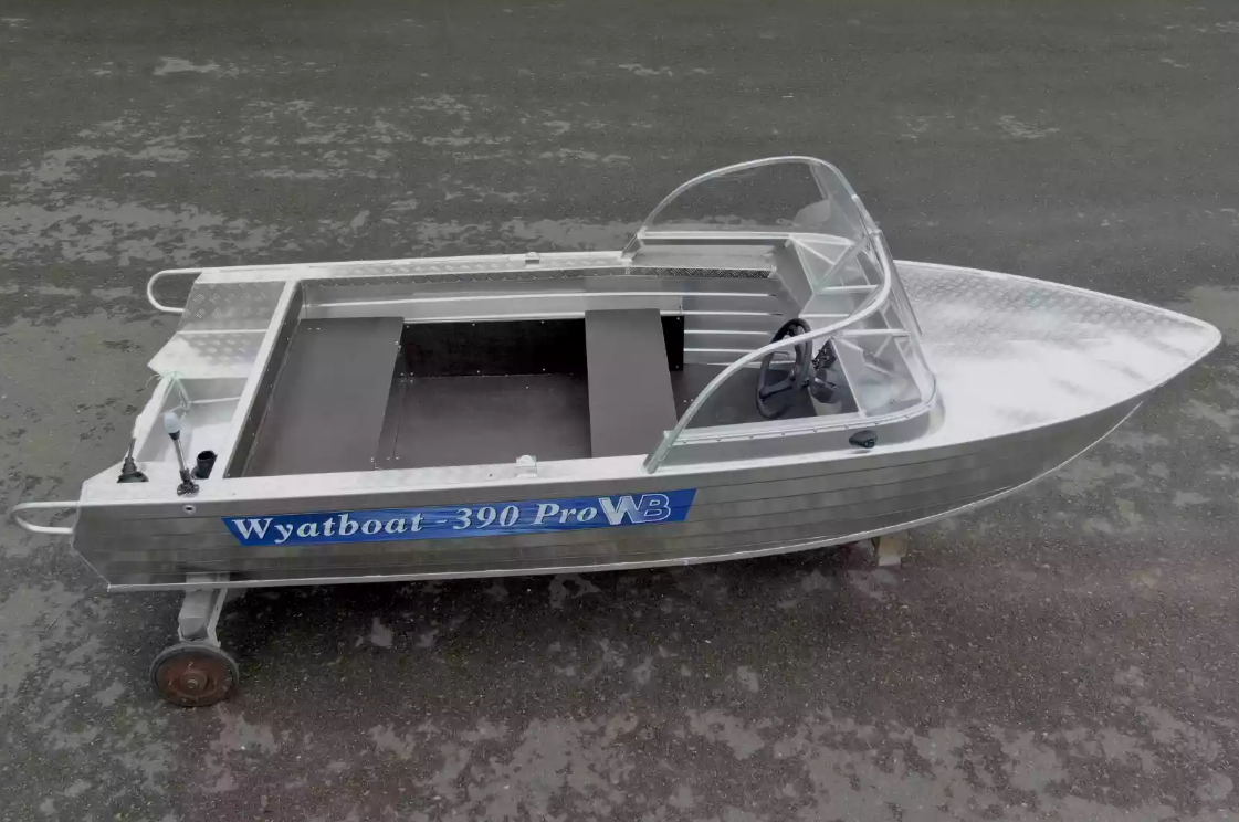Алюминиевая лодка Wyatboat-390 Pro в Новоуральске