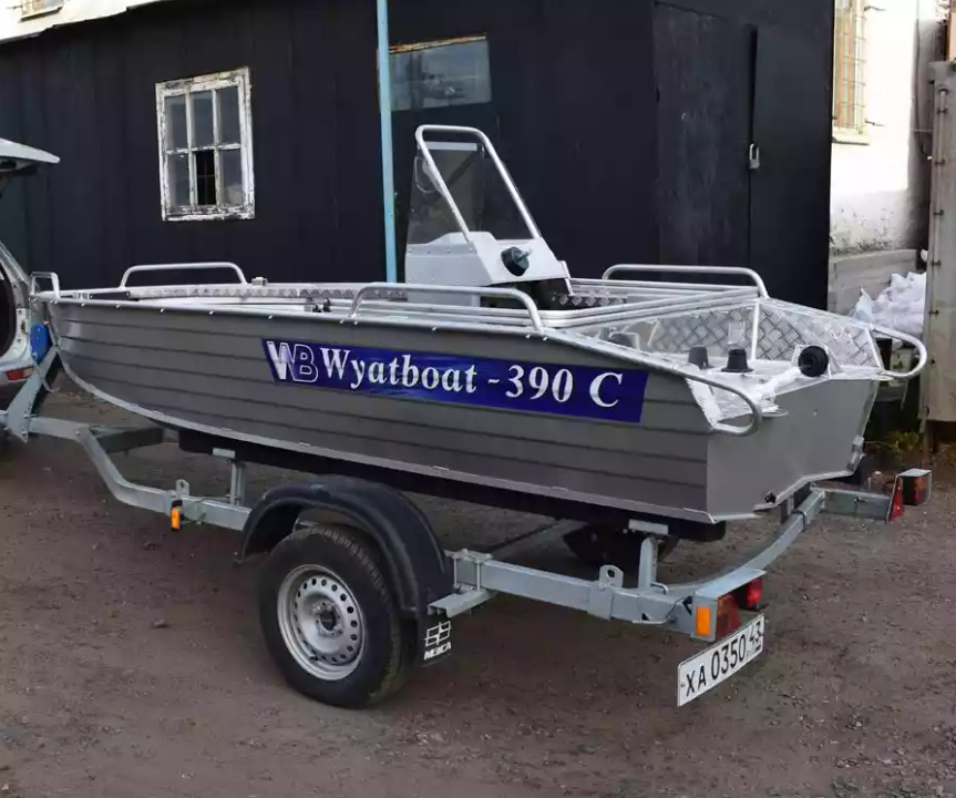 Алюминиевая лодка Wyatboat-390 C в Новоуральске