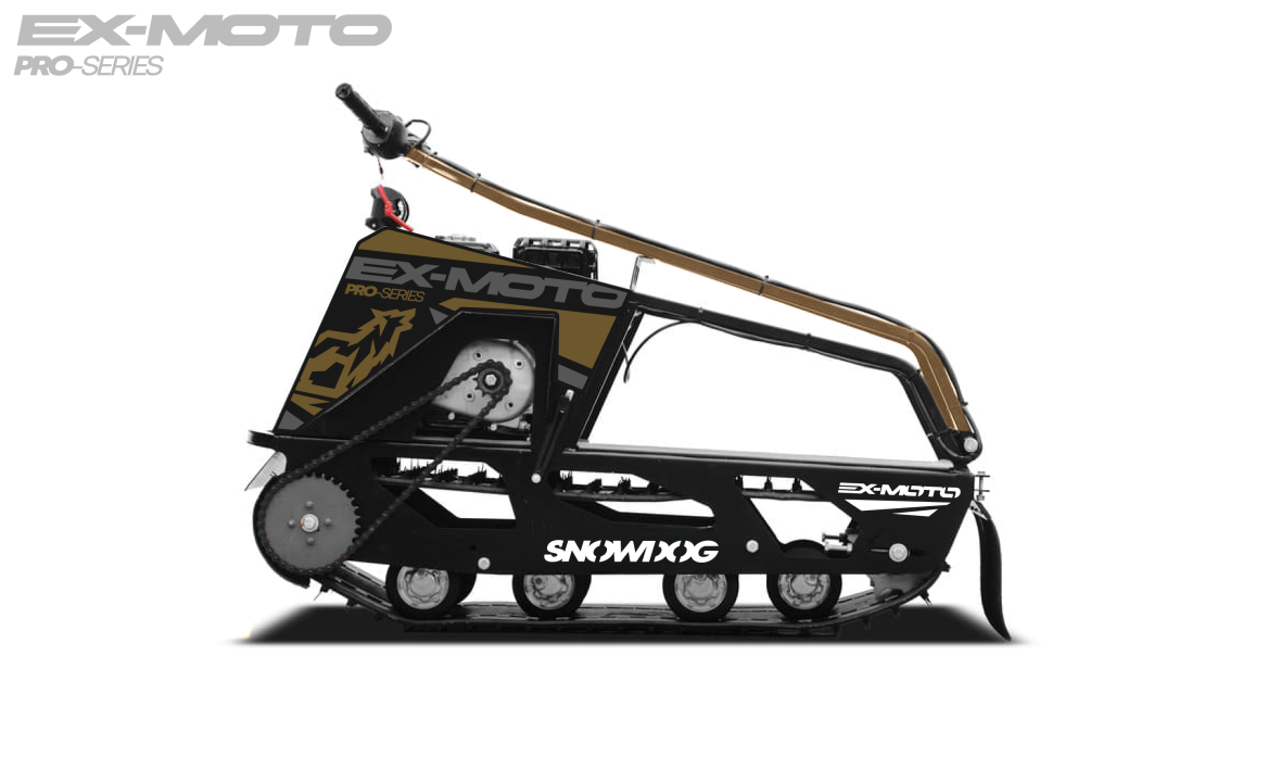 Мотобуксировщик EX-MOTO SNOWDOG S380 8л.с. в Новоуральске