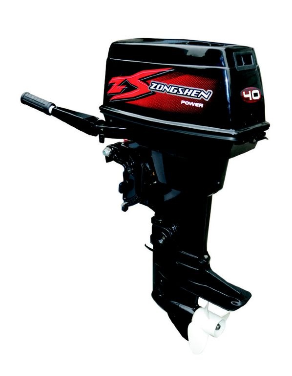 Лодочный мотор Zongshen T40 (+руль+пульт) в Новоуральске