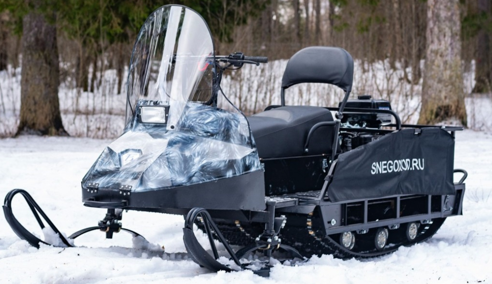 Миниснегоход Бурлак Егерь Экспедитор 15 л.с. , реверс, тормоз, капот белый в Новоуральске