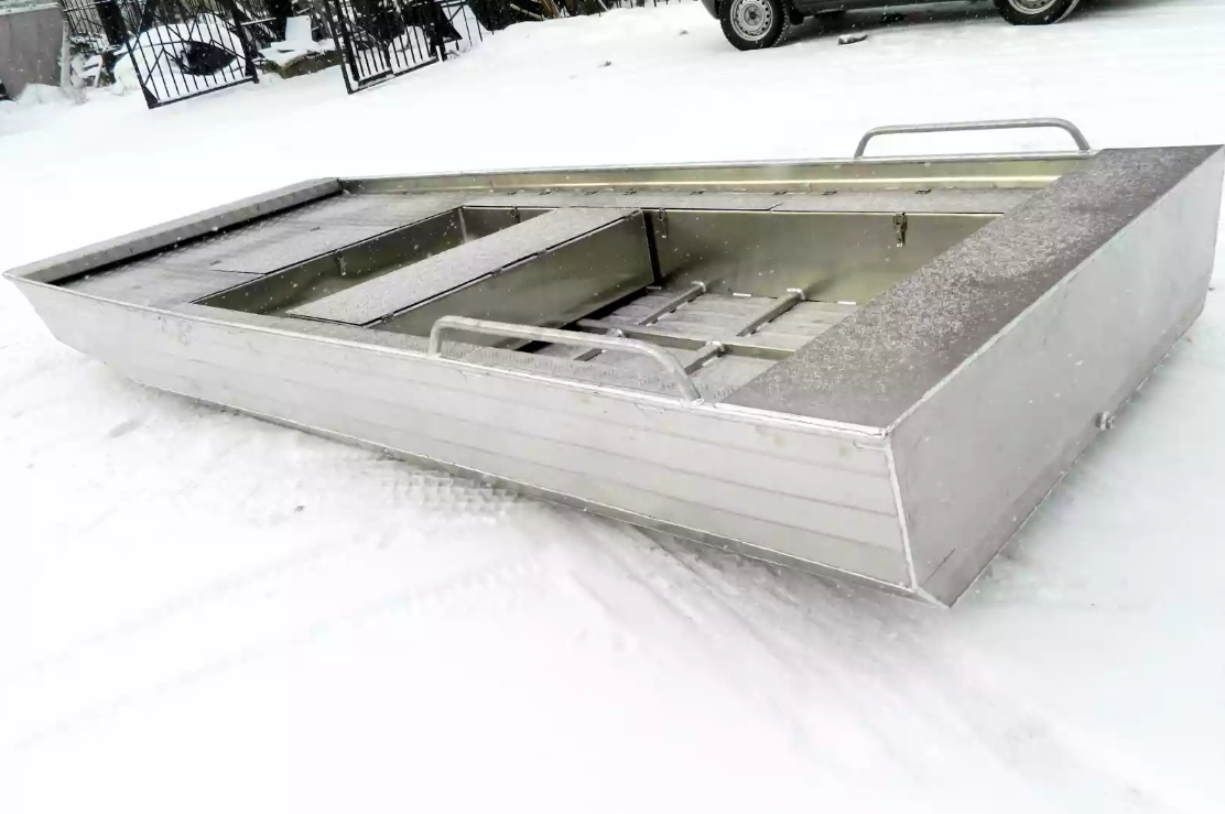 Алюминиевая лодка Wyatboat-390 Jonboat в Новоуральске
