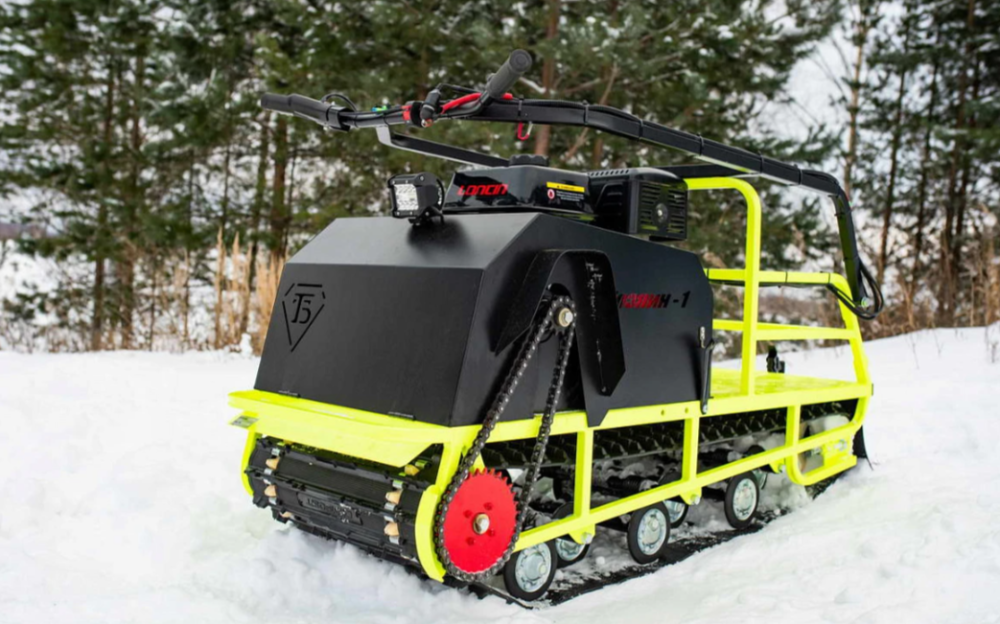 Мотобуксировщик Бурлак ХОЗЯИН-1 (капот металл) в Новоуральске