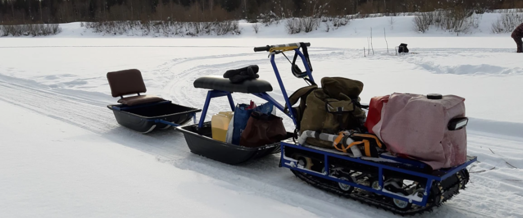 Мотобуксировщик Альбатрос-L 6.5 с фарой в Новоуральске