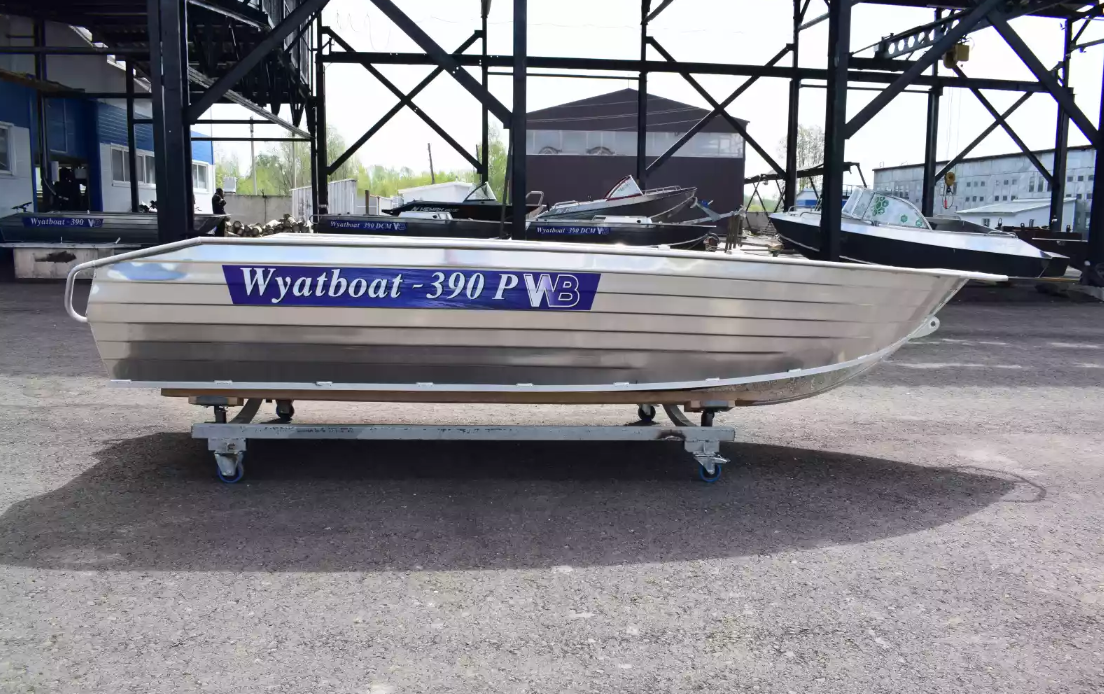 Алюминиевая лодка Wyatboat-390Р Увеличенный борт в Новоуральске