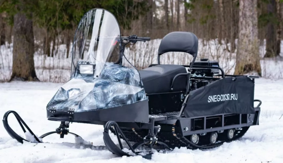 Миниснегоход Егерь Экспедитор 20 л.с. , реверс, тормоз, капот белый в Новоуральске