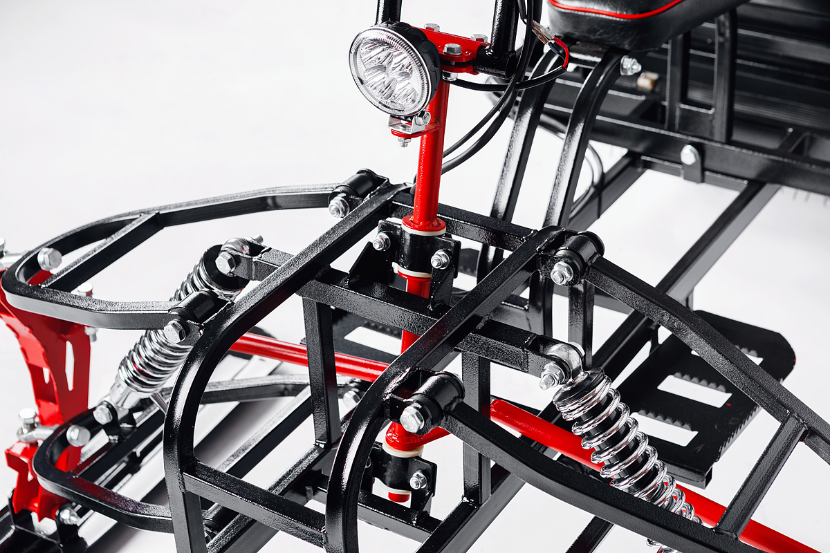 Лыжный модуль IKUDZO с подогревом ручек пластиковые лыжи в Новоуральске