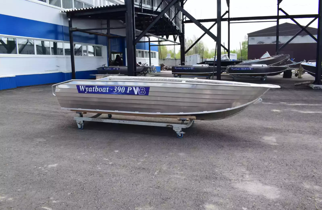 Алюминиевая лодка Wyatboat-390Р Увеличенный борт в Новоуральске