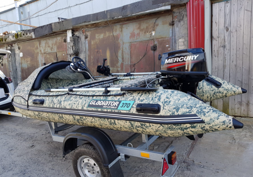НАДУВНАЯ ЛОДКА GLADIATOR C370AL в Новоуральске