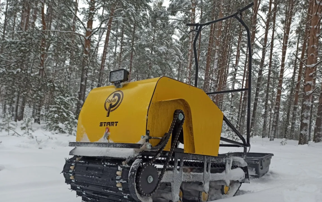 Мотобуксировщик РЫБАК СТАРТ Lifan 15 л.с. (металлический капот) в Новоуральске