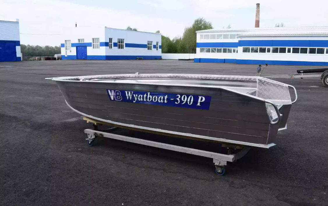 Алюминиевая лодка Wyatboat-390Р Увеличенный борт в Новоуральске