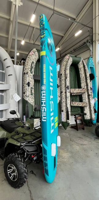 SUP (САП) Доска MISHIMO PRO-MAX Light Teal 12,6’ (385см) в Новоуральске