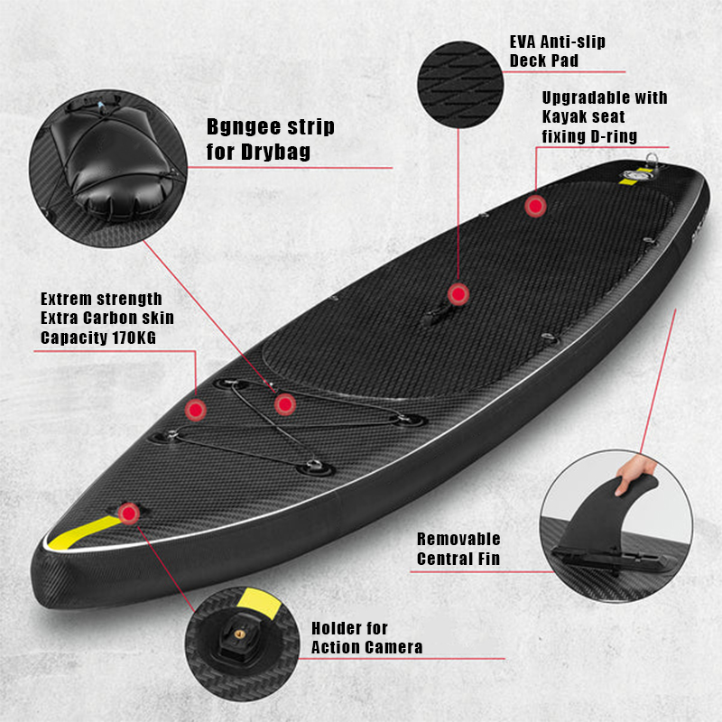 SUP (САП) ДОСКА MISHIMO CARBON DARKSIDE 11’ (335СМ) в Новоуральске