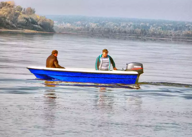 Стеклопластиковая лодка Wyatboat 430 тримаран в Новоуральске