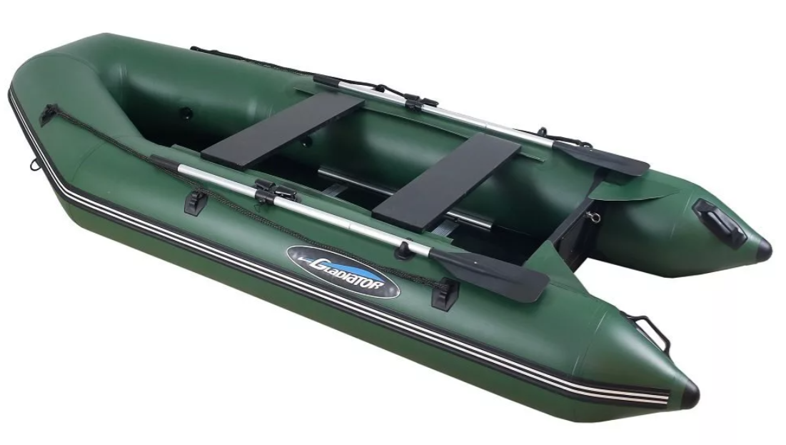 МОТОРНО-ГРЕБНАЯ ЛОДКА ПВХ GLADIATOR А 340 ТК С ФАНЕРНЫМ ПОЛОМ в Новоуральске