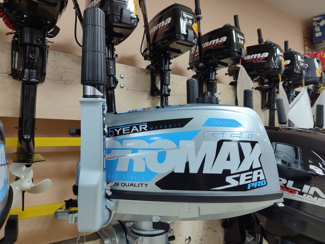 Лодочный мотор PROMAX SP5FHS (внешний бак 12 л) в Новоуральске