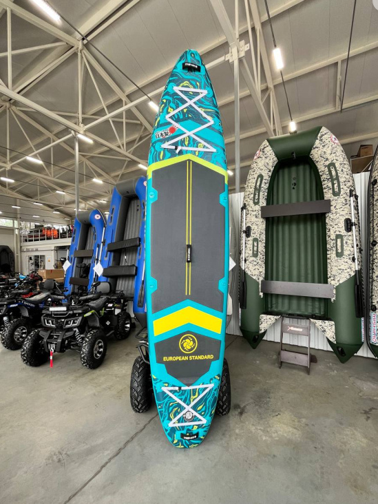 SUP (САП) Доска MISHIMO PRO-MAX Light Teal 12,6’ (385см) в Новоуральске