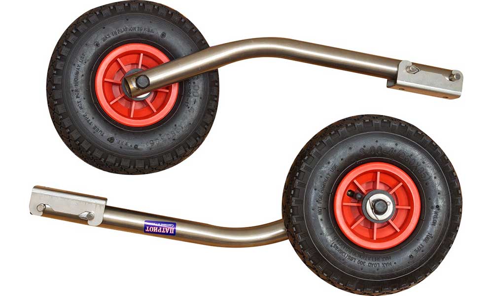 Транцевые колеса модульные удлиненные из нержавеющей стали в Новоуральске