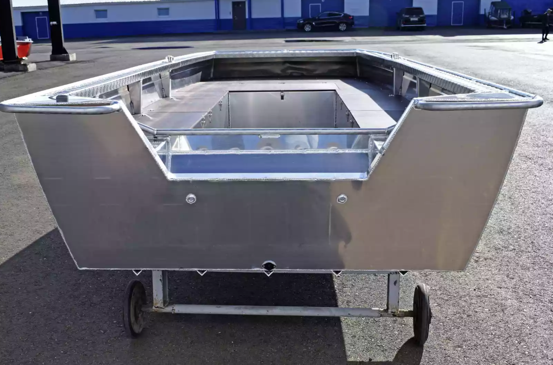 Алюминиевая лодка Wyatboat-490 Jonboat в Новоуральске