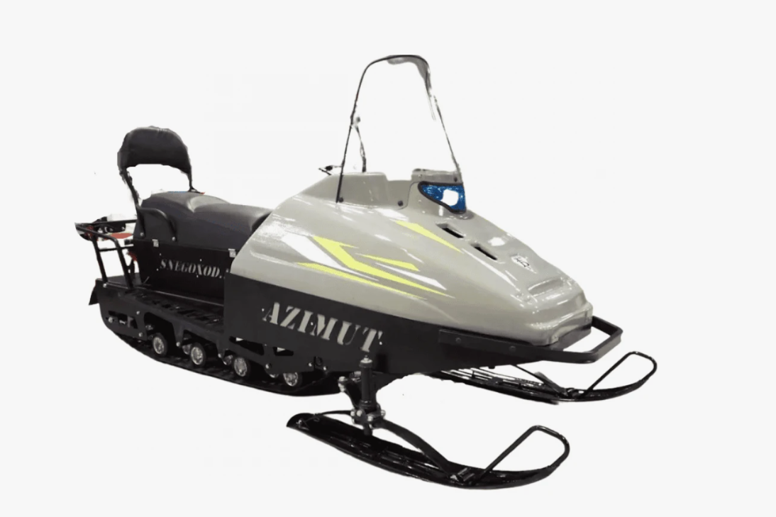 Миниснегоход Бурлак Азимут 24 л.с. , эл.запуск, реверс, тормоз гидравл, капот серый в Новоуральске