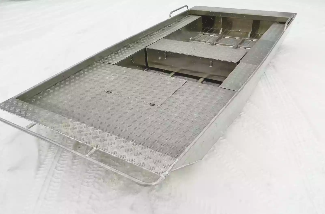 Алюминиевая лодка Wyatboat-390 Jonboat в Новоуральске