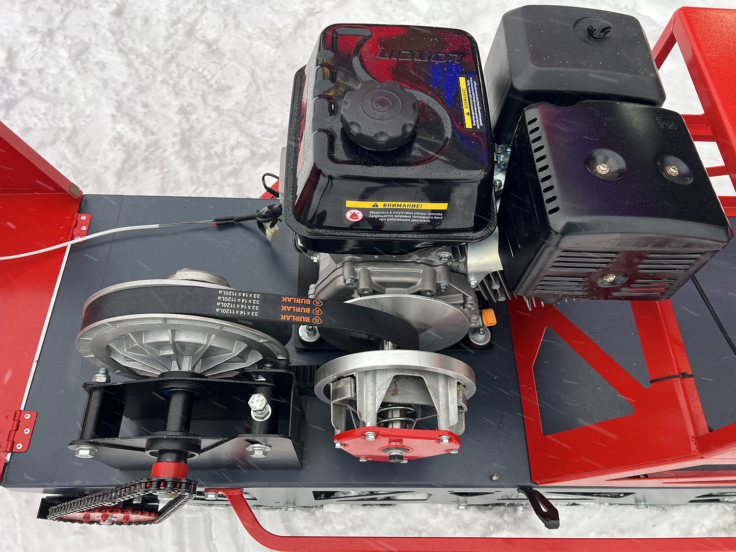 Мотобуксировщик EX-MOTO SNOWDOG S500 15л.с в Новоуральске