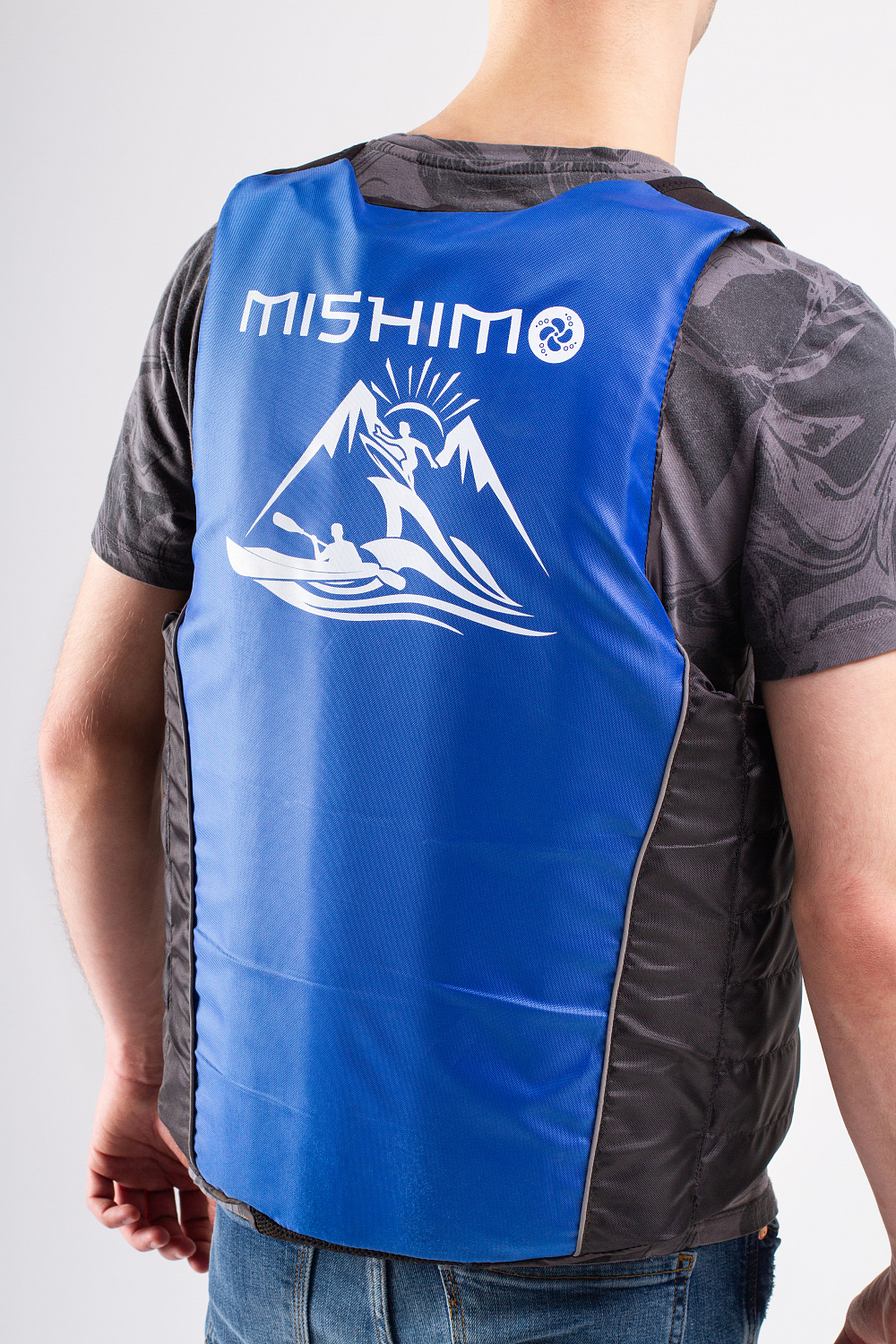 Жилет спасательный MISHIMO PRO Премиум качества Черно-синий в Новоуральске
