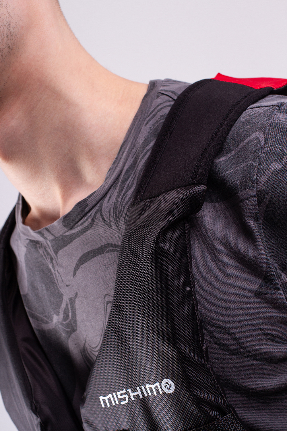 Жилет спасательный MISHIMO PRO Премиум качества Черно-красный в Новоуральске